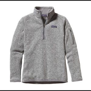 Patagonia Better Sweater 1/4 zip- Gray M